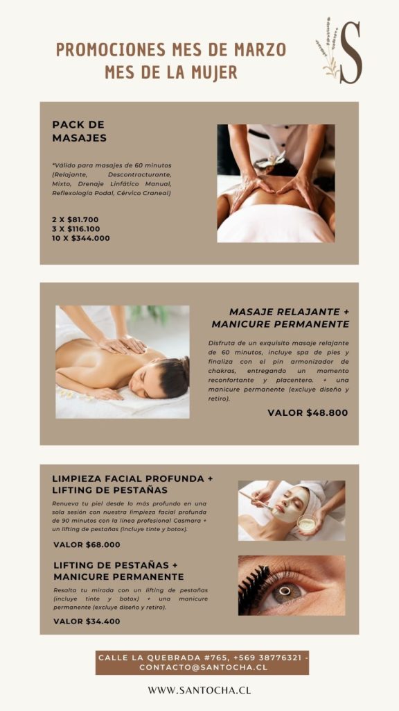 masajes, spa, puerto varas, yoga, cosmetología, faciales